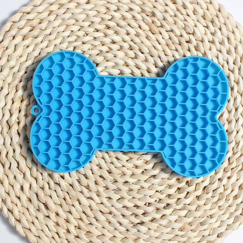 Bone-Shaped Silicone Licking Pad