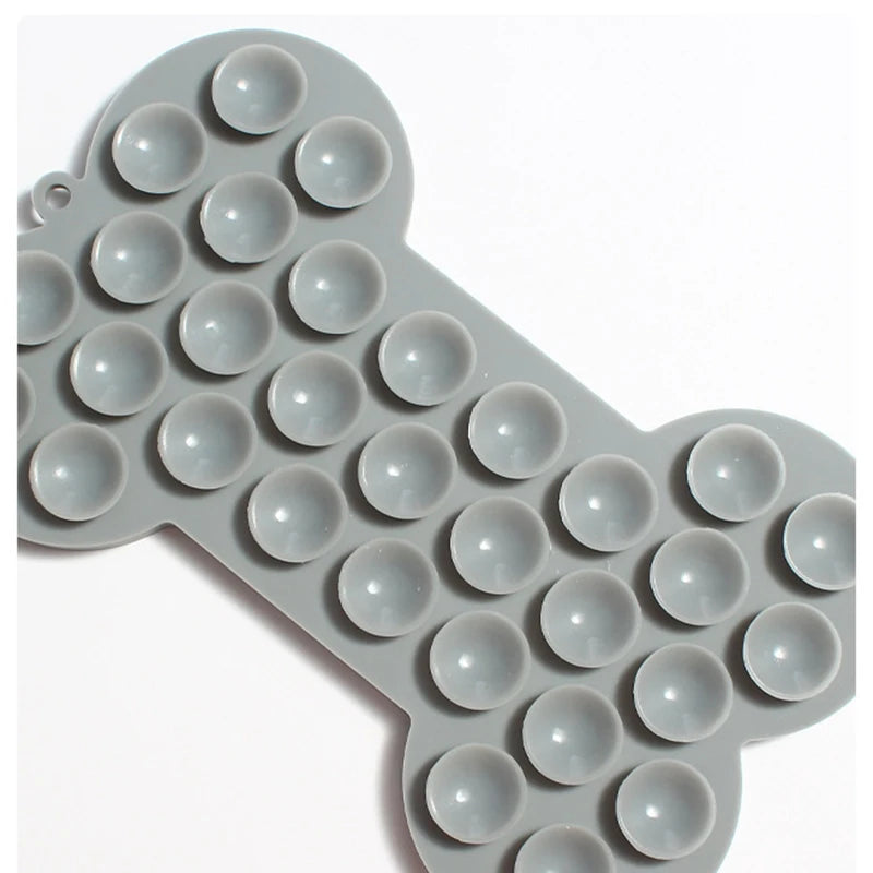 Bone-Shaped Silicone Licking Pad