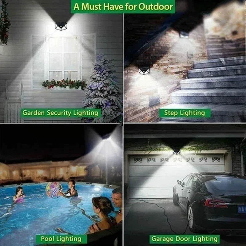 Solar-Powered Motion Sensor Security Lights