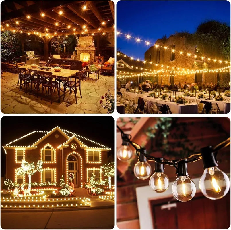 RadiantGlow Outdoor LED String Lights